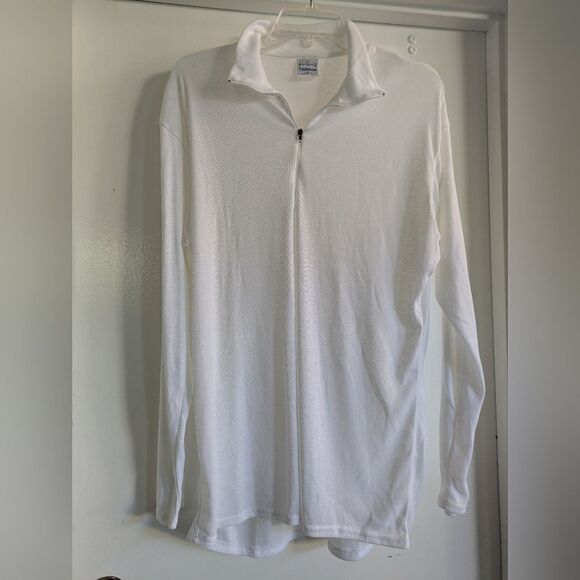 Patagonia capilene 1/4 zip White Long Sleeve Men's Shirt - Picture 4 of 6
